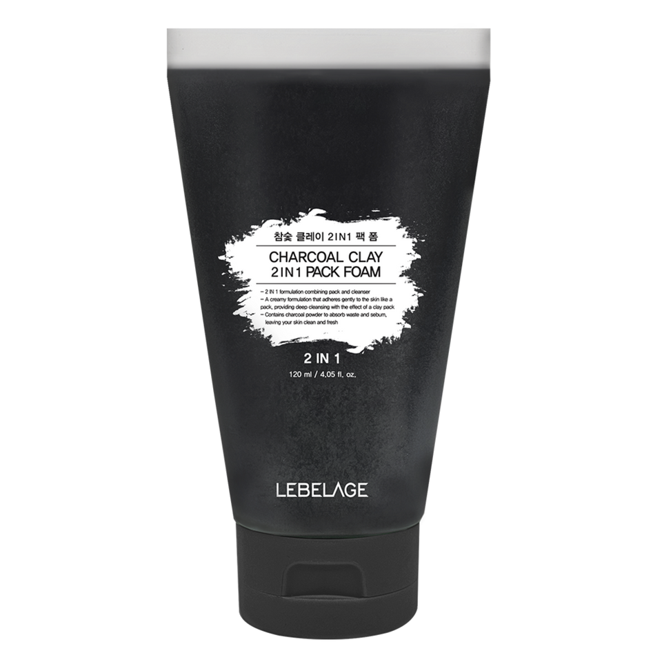 Charcoal Clay 2-in-1 Pack Foam
