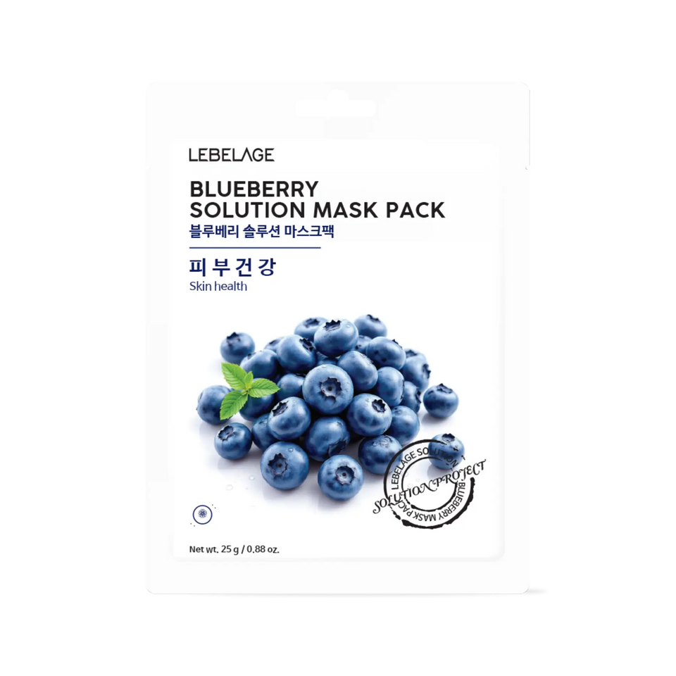 Blueberry Solution Mask Pack 10 Sheets