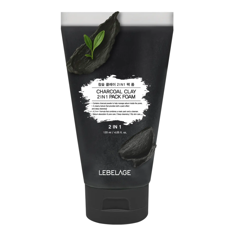 Charcoal Clay 2-in-1 Pack Foam