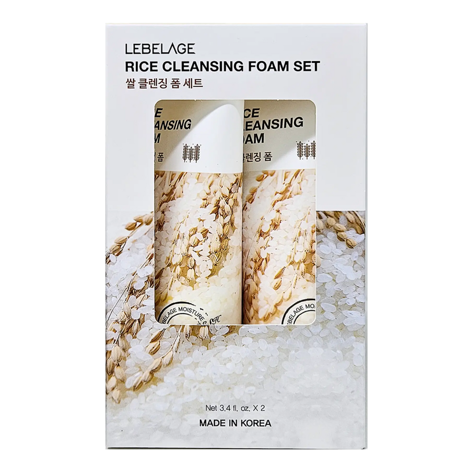 Rice Cleansing Foam Set